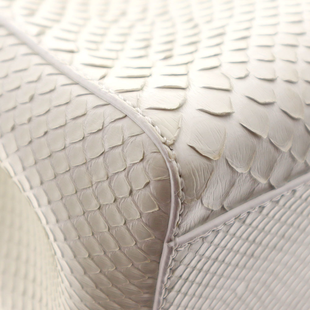 Fendi Mini Peekaboo Leather Shoulder Bag White - Picture 3 of 5
